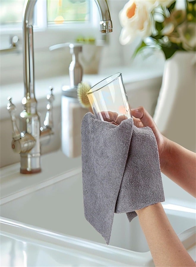 HOMESTAR 1 Roll Microfiber Cleaning Cloth Roll, Reusable Tear Away Towels, All-Purpose Absorbent Rags, Lint Free Dusting Cloth, Washable Shop Rags for Car, Bathroom, Kitchen, Window - Image 4
